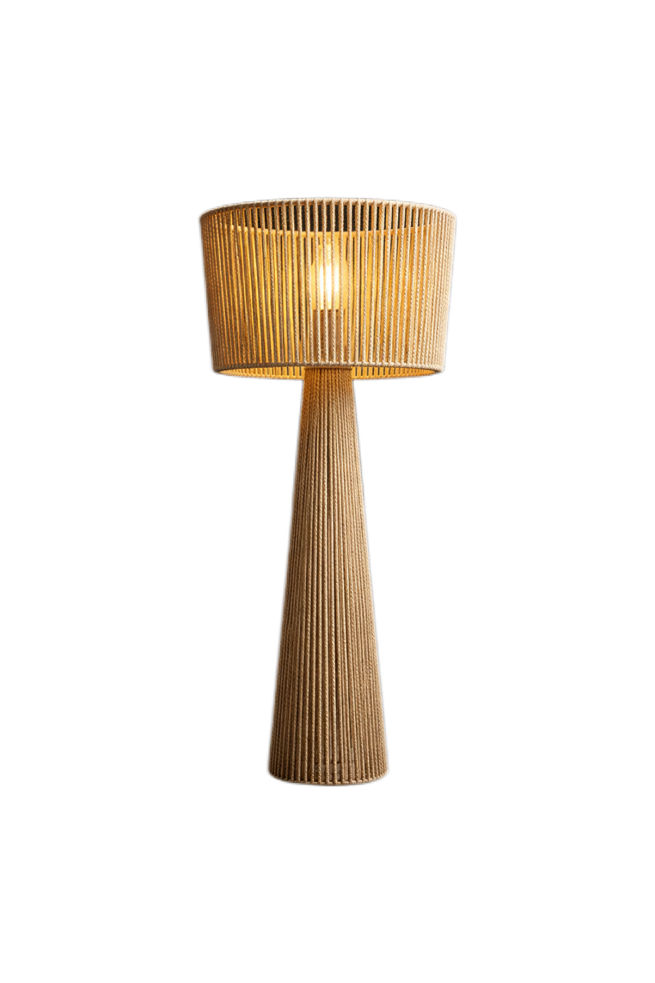 Halo Woven Floor Lamp