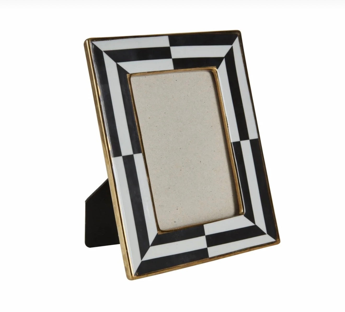 Karaca Metal Frame Black and White