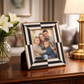Karaca Metal Frame Black and White