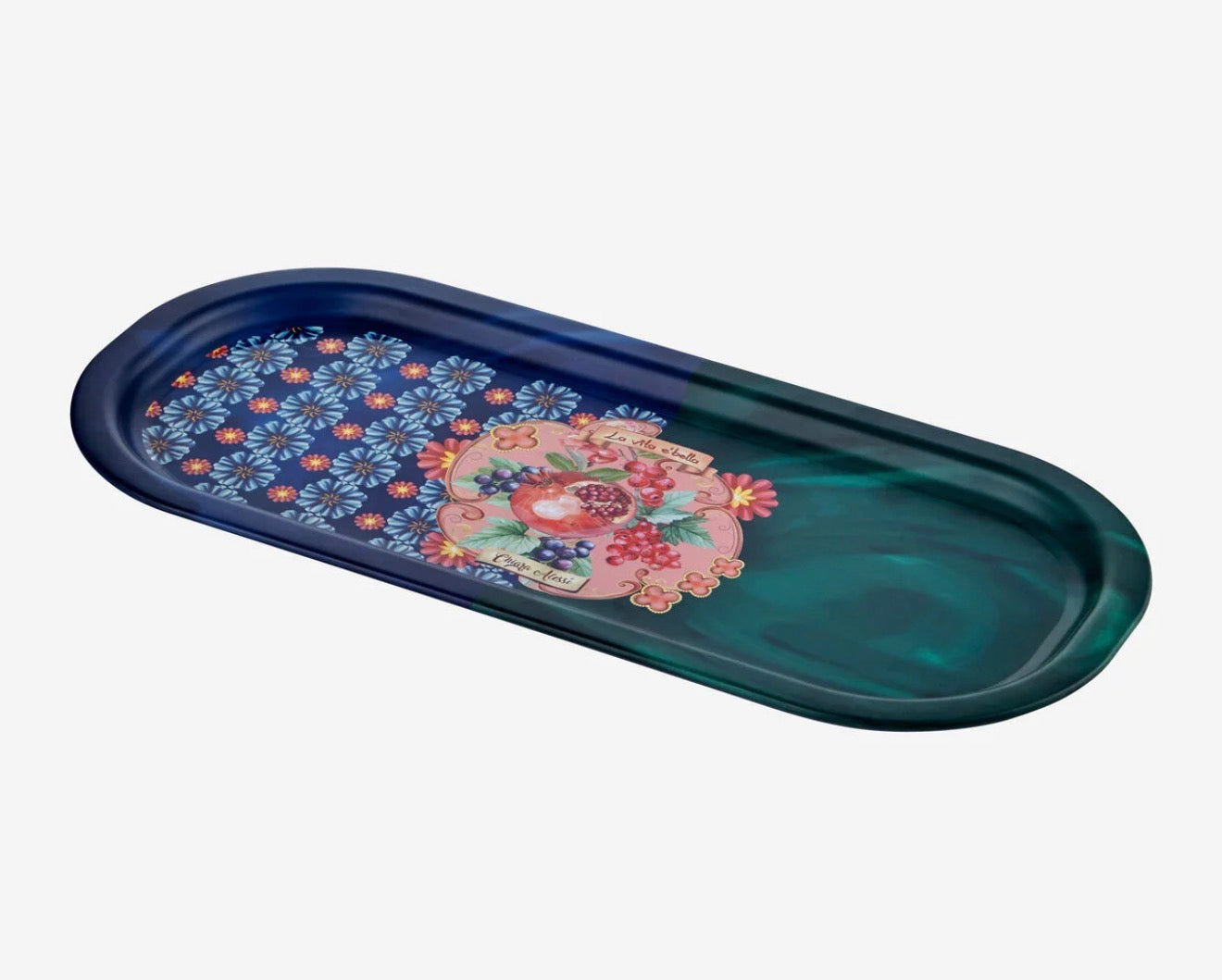 Blue Metal Tray