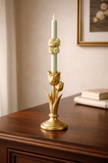 Tulip Resin Candle Holder Without Candle