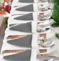 Christmas Santa Grey Hat-Cutlery Holders