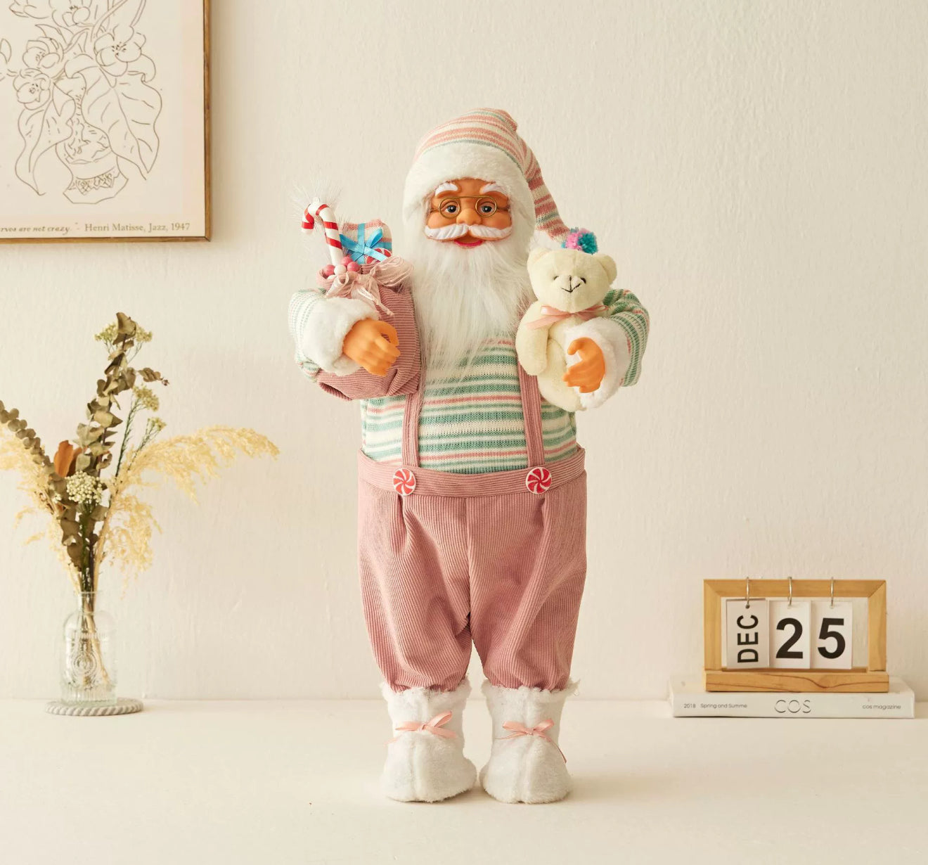 Santa Claus Doll Ornament-Pink