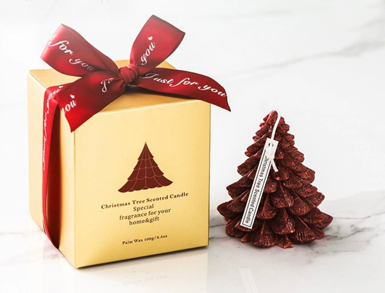 Christmas Tree Candle(Pure Red)