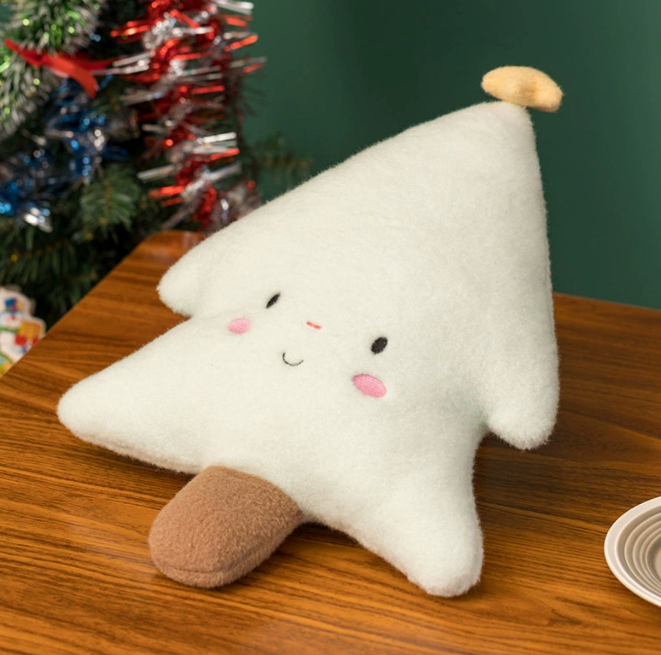 Christmas Pillow- Mint Green Tree