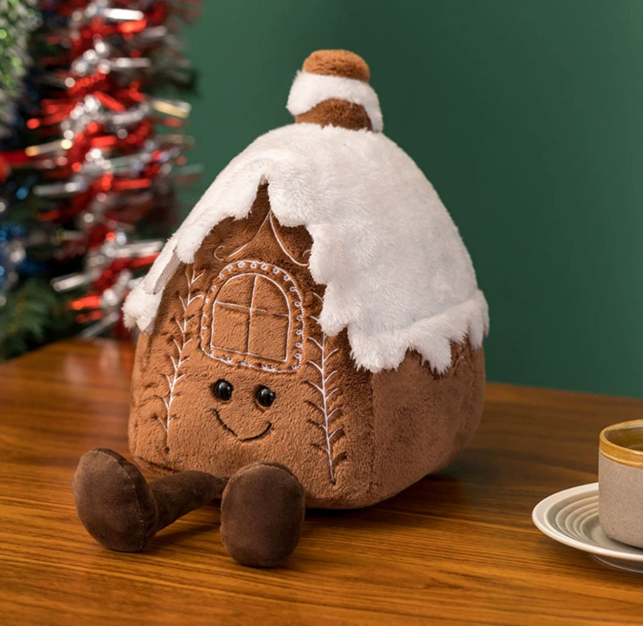 Christmas Pillow- Gingerbread House