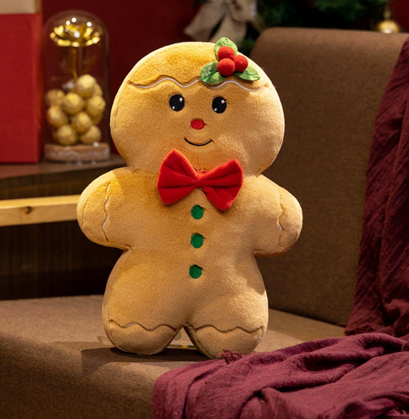 Christmas Pillow- Gingerbread Man