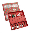 Christmas Tableware Silver-6 pcs /Red Box