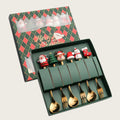 Christmas Tableware Gold-6 pcs /Green Box