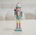 Pastel Color Wood Christmas Nutcracker/Green