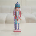Pastel Color Wood Christmas Nutcracker/ Pink