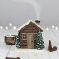 Christmas Cottage Incense Burner