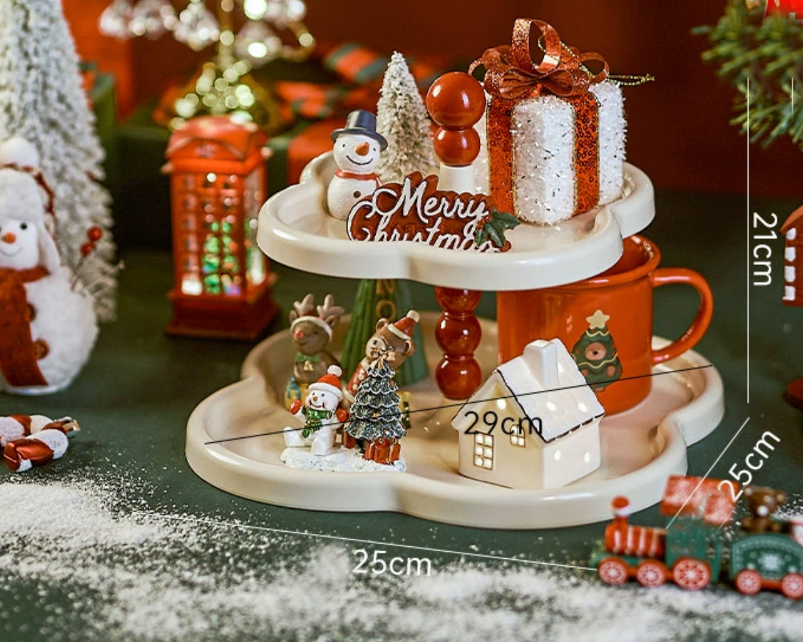 Retro Style Plastic Rack / 2 Layers