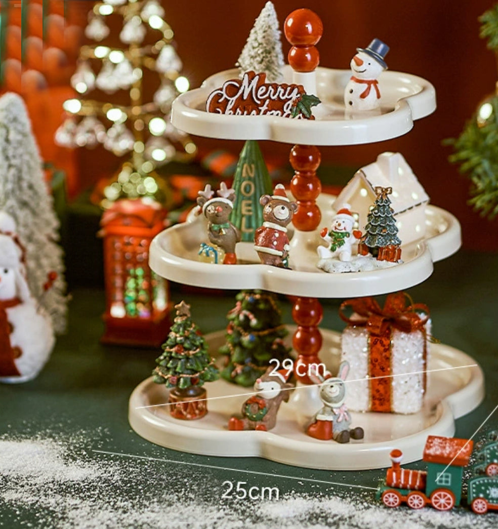 Retro Style Plastic Rack / 3Layers