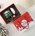 Green Christmas Mug- With Box And Spoon