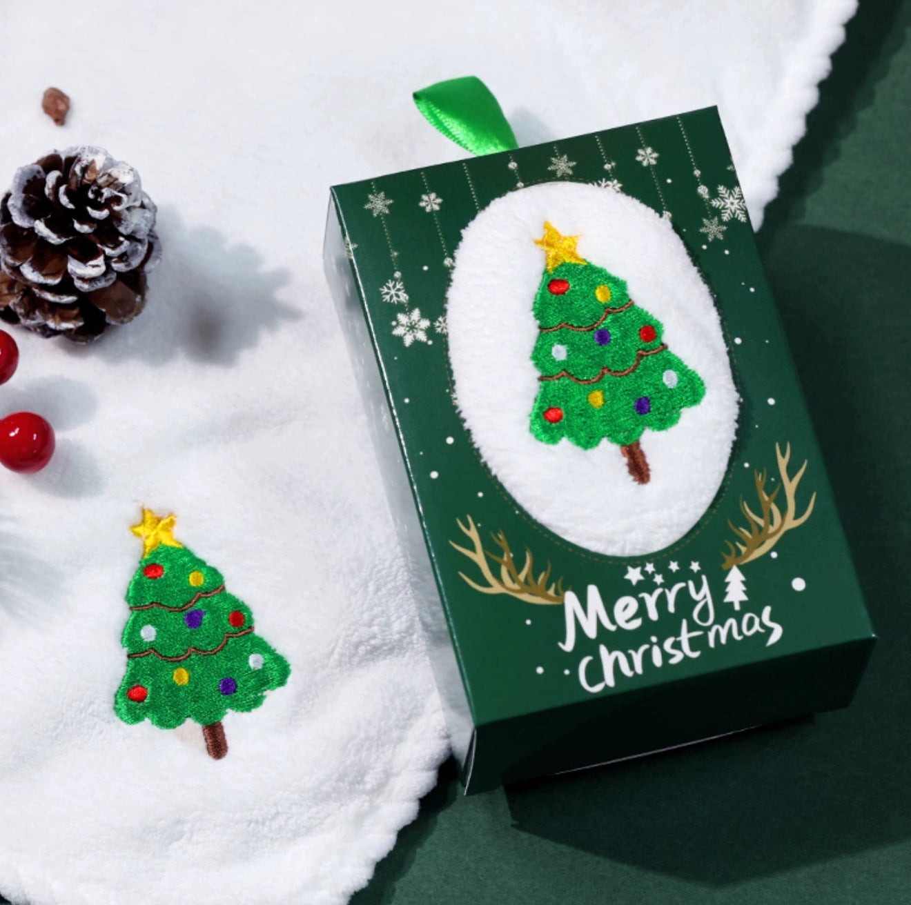 Christmas Tree-Pure Cotton Towel
