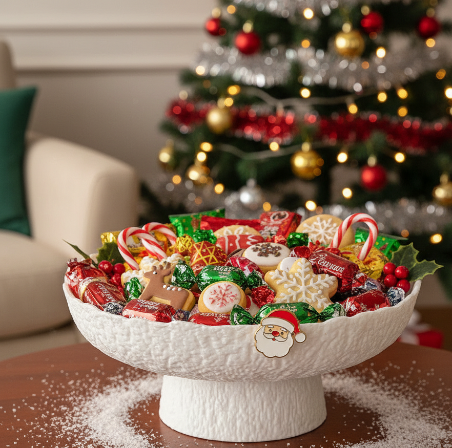 Crystal Glass Plate-White