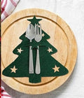 Christmas Green Tree-Cutlery Holder
