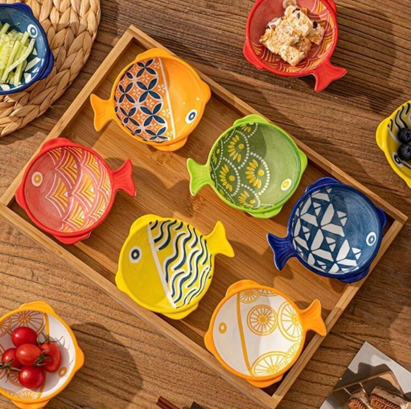 Fish Shape Bowl/ Set of 6pcs