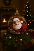 Christmas Luxury Ornament- Santa Claus
