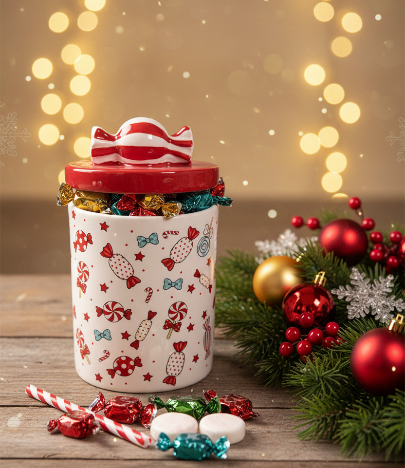 Candy Container/ Ceramic